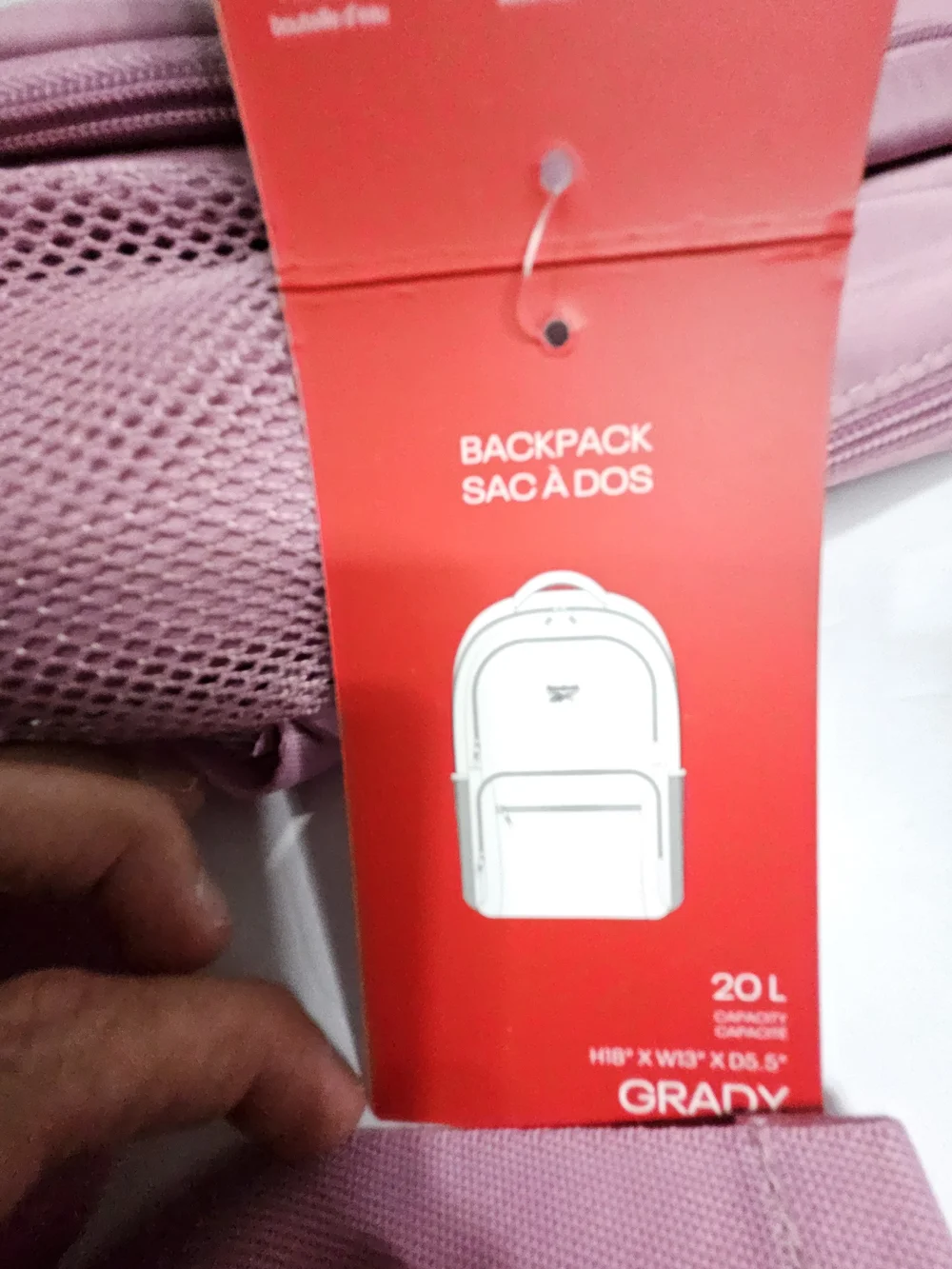 Reebok Dusty Pink Women's Backpack